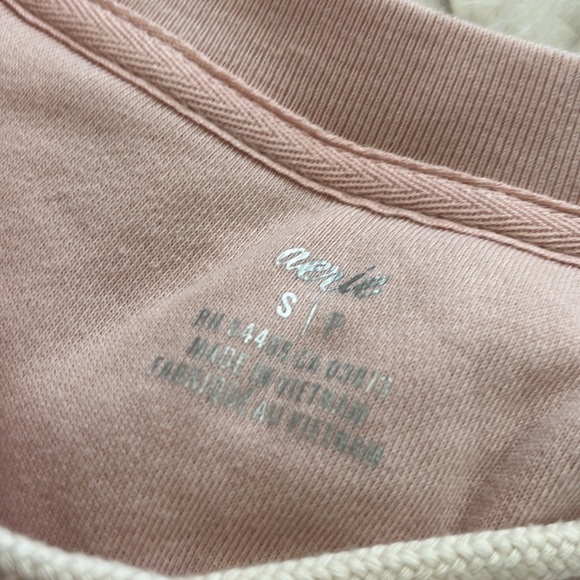 Aerie Lace-up Oversized Crew Sweatshirt - Picture 3 of 4